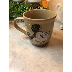 Mickey Mouse Mug graphic Mickey Black/tan Double sided 18oz
